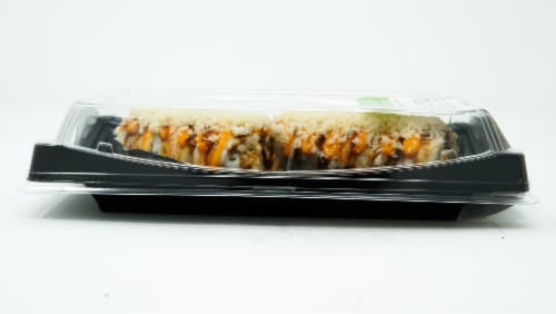 Yummi Sushi Crunchy Shrimp Roll Perspective: left