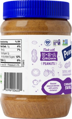 Peanut Butter & Co® 100% Natural Peanut Butter Blended with Cinnamon Perspective: left