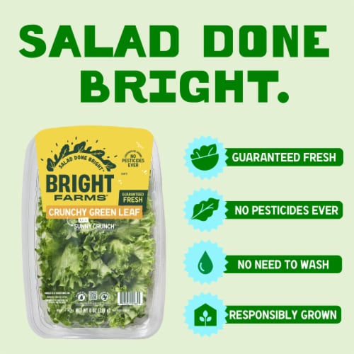 BrightFarms® Sunny Crunch® Green Leaf Lettuce Family Pack Perspective: left