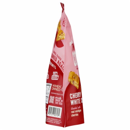 Cooper Street® White Chocolate Cherry Twice Baked Cookies Perspective: left