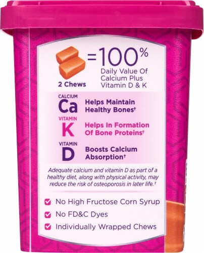 Viactiv Caramel Chews Perspective: left