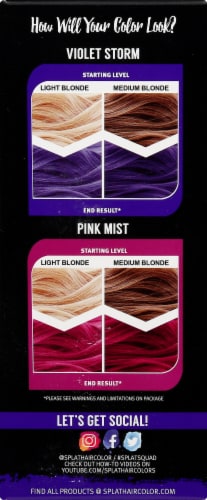 Splat® Ombre Rain Hair Color Kit Perspective: left