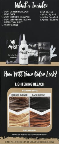 Splat® Lightening Bleach Kit Perspective: left