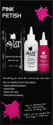 Splat® Rebellious Colors Permanent Hair Color Kit - Pink Fetish Perspective: left