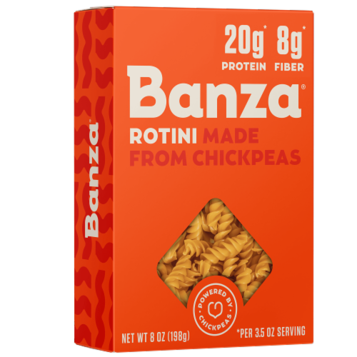 Banza® Chickpea Rotini Pasta Perspective: left