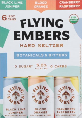Flying Embers Collection Hard Seltzer Variety Pack Perspective: left