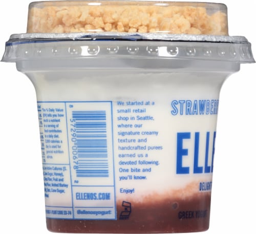 Ellenos® Limited Edition Strawberry Shortcake Real Greek Yogurt Perspective: left
