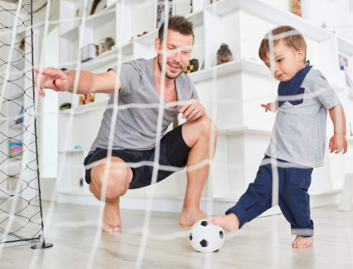 Botabee Toddler Soccer Balls 3 Pack | 4-3/4  Soft Baby Balls Perspective: left