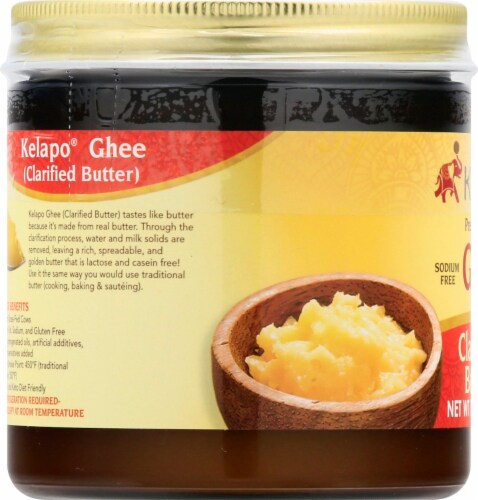 Kelapo® Ghee Clarified Butter Perspective: left