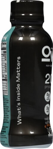 OWYN™ Cold Brew Coffee Plant-Based Protein Drink Perspective: left