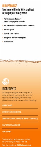 Dazz® Bathroom Cleaner Mandarin Orange Starter Kit Perspective: left