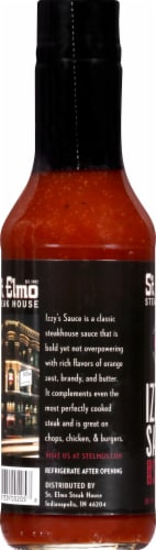 St. Elmo Steak House Izzy's Steak Sauce Perspective: left