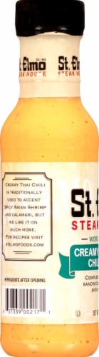 St. Elmo Steak House Creamy Thai Style Chili Sauce Perspective: left