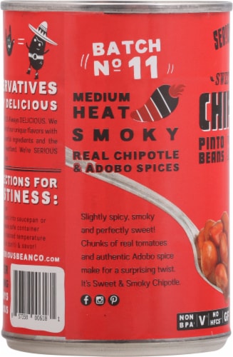 Serious Bean Co.® Chipotle Pinto Beans Perspective: left