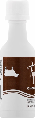 Tippy Cow Rum Cream Chocolate Shake Perspective: left