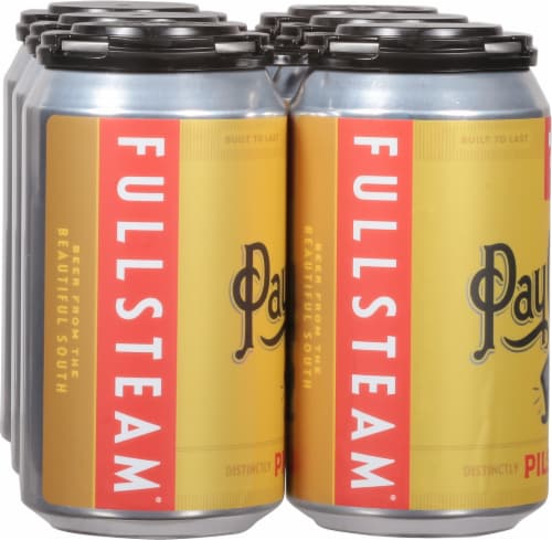 Fullsteam Brewing Paycheck® Pilsner Perspective: left