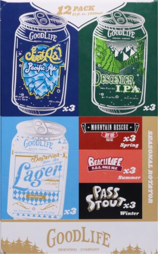 GoodLife Brewing Co Mix Pack Perspective: left