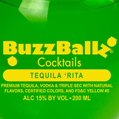 Buzzballz Tequila 'Rita Citrus Margarita Perspective: left