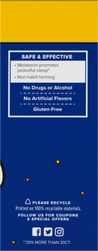 Zarbee's Naturals Children's Sleep with Melatonin Grape Flavor Chewable Tablets Perspective: left