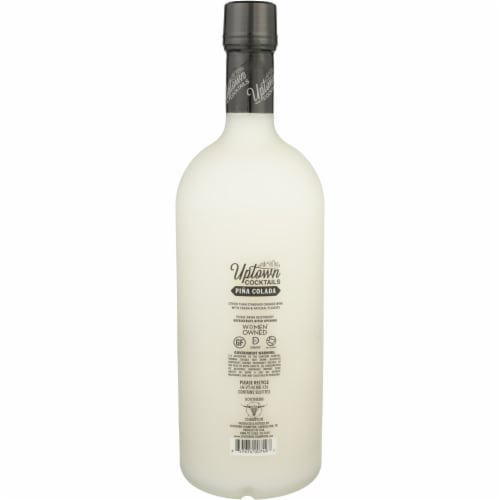 Uptown Wine Cocktails Pina Colada Texas Coconut Wine Based Cocktail Perspective: left