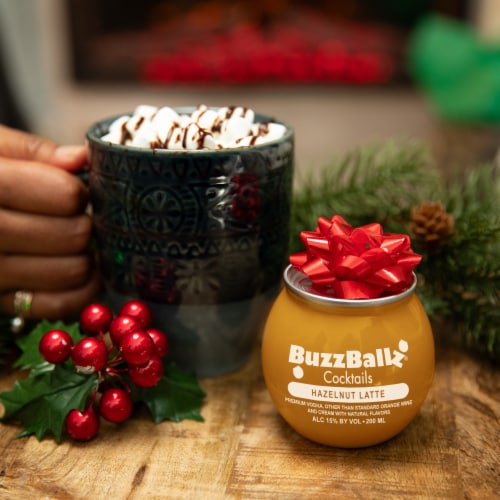 BuzzBallz® Hazelnut Latte Cocktail Perspective: left