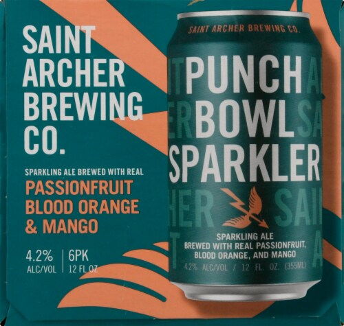 Saint Archer Brewing Company Punch Bowl Sparkler Sparkling Ale Perspective: left