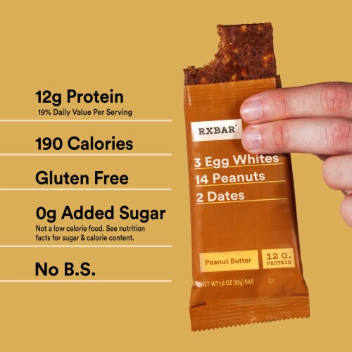 RXBAR® Peanut Butter Protein Bars Perspective: left