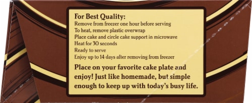 Holley Sweets Sock-it-to-Me Frozen Pudding Cake Perspective: left