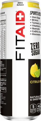 Lifeaid FitAid® Citrus Medley Athletic Recovery Dietary Supplement Drink Perspective: left