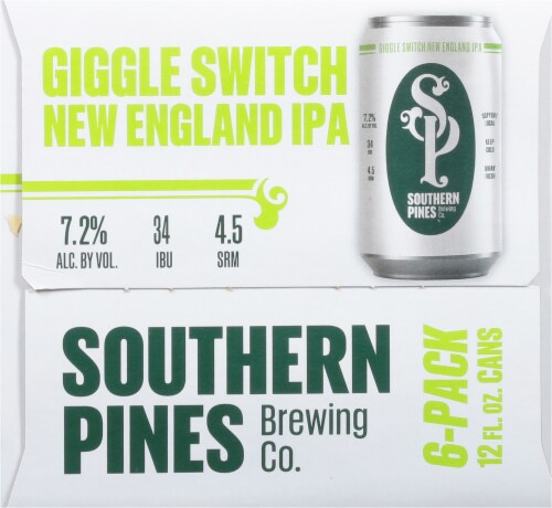 Southern Pines Brewing Co. Tropical Hoppy IPA Perspective: left