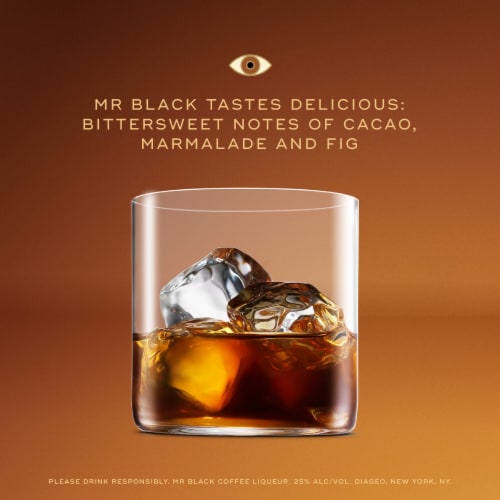 Mr Black Liqueur Cold Brew Coffee Perspective: left