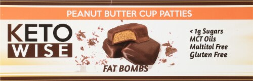 Keto Wise Peanut Butter Cup Patties Perspective: left
