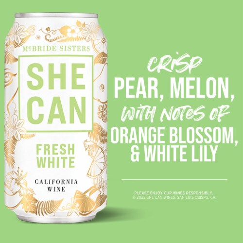 She Can Fresh White Blend California Wine Perspective: left