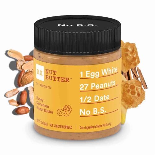 RX Nut Butter Honey Cinnamon Peanut Butter Perspective: left