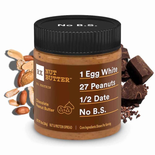 RX Nut Butter Chocolate Peanut Butter Nut & Protein Spread Perspective: left
