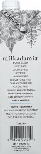 Milkadamia® Unsweetened Macadamia Milk Perspective: left