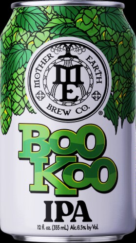 Mother Earth Boo Koo IPA Craft Beer Perspective: left