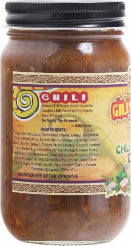Gilly Loco Toasty Chili Verde Salsa Perspective: left