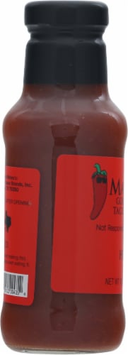 Mateo's Gourmet Hot Taco Sauce Perspective: left