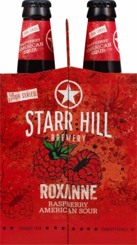 Starr Hill Brewery Sour Seasonal Beer Perspective: left