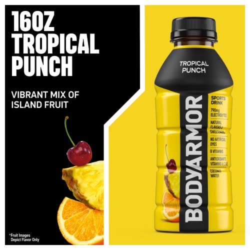 BODYARMOR SuperDrink Tropical Punch Sports Drink Perspective: left