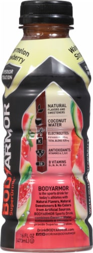 BODYARMOR SuperDrink® Watermelon Strawberry Sports Drink Perspective: left