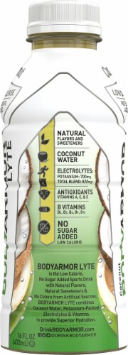 BODYARMOR Lyte Coconut Sports Drink Bottle Perspective: left