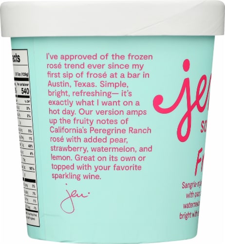 Jeni's Frosé Sorbet Perspective: left