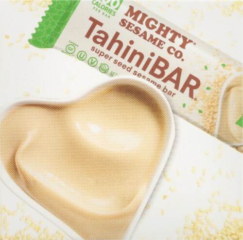 Mighty Sesame Co Pistachio Tahini Bars Perspective: left