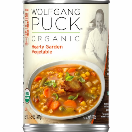 Wolfgang Puck Organic Hearty Garden Vegetable Soup Perspective: left