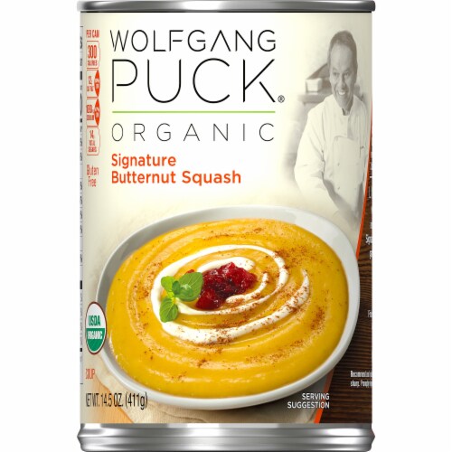 Wolfgang Puck Organic Butternut Squash Soup Perspective: left