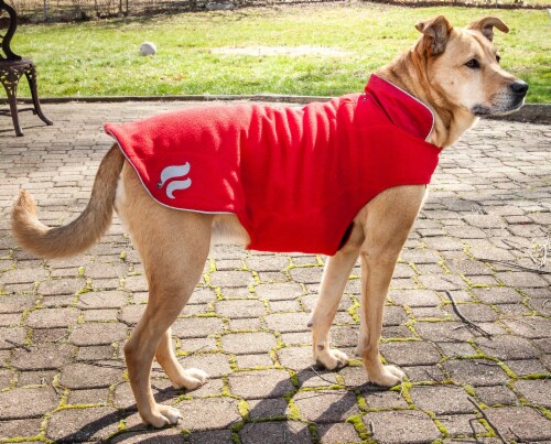 Dog Helios Lotus-Rusher Waterproof 2-in-1 Convertible Dog Jacket w/ Blackshark technology Perspective: left