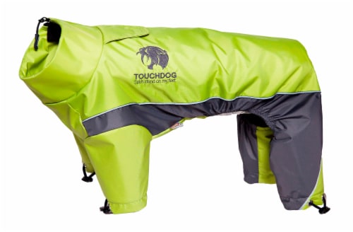 Touchdog Quantum-Ice Full-Bodied Adjustable and 3M Reflective Dog Jacket Perspective: left