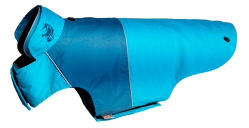 Touchdog Lightening-Shield Waterproof 2-in-1 Convertible Dog Jacket w/ Blackshark technology Perspective: left